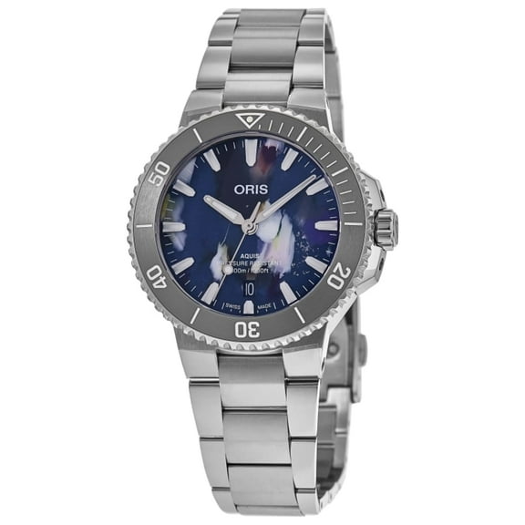 Oris Aquis Date Upcycle Automatic Multicolor Dial Steel Men's Watch 01 733 7787 4150-07 8 22 04PEB