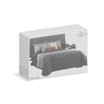thumbnail image 5 of Edredón Ligero Doble Vista Xtellar Real Textil + 2 Fundas de Almohada, Juego de Colcha Matrimonial, Color gris, 5 of 5