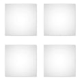 thumbnail image 5 of 4 Pieces Self Adhesive Non-Glass Mirror Slim Flexible DIY Wall Decoration Mirror for Family Bedroom Closet Bathroom, S, 5 of 5