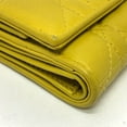 thumbnail image 6 of Pre-Owned Christian Dior Dior Lady Cannage Lotus Wallet Compact Tri-fold Leather... (Fair), 6 of 13