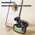 thumbnail image 3 of YZEGDCH Earbuds Wireless Bluetooth Bluetooth Earbuds with Noise Cancelling 5.4 Headphones 60H Playtime Mini Case IP7 Waterproof for TV Smart Phone Laptop Computer Sport Walk (Earphone ), 3 of 6