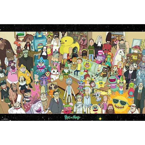 Rick And Morty - TV Show Poster / Print (The Complete Rick & Morty Cast)