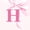 Pink H, variant on Manfei Princess Bowknot Letter Monogrammed H Black Out Curtains for Kids Girls,Teens Women Shabby Chic Bow Tie Initial Curtains Pack of 2 (42x63 Each),Super Cozy Room Decor