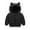 Black, variant on Odeerbi 2025 Fashion Kids Coat Boys Girls Thick Coat Padded Winter Jacket Clothes Down Jacket