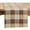 Mocha, variant on Fennco Styles Holiday Thanksgiving Stitched Plaid Table Runner, 16"x90" Rectangular, Brown