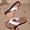 White, variant on Women's Padded Thong Flip Flops Cushioned Footbed Non-Slip Comfortable Beach Sandals Summer White 8.5
