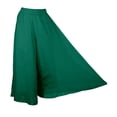thumbnail image 5 of YUEHUA Women's Casual Elastic High Waist Wide Leg Pants Palazzo Trousers Skirt Elegant Flowy Wide Leg Pants Loose, 5 of 9