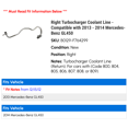 thumbnail image 2 of Right Turbocharger Coolant Line - Compatible with 2013 - 2014 Mercedes-Benz GL450, 2 of 2