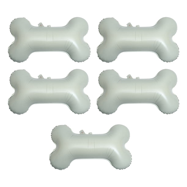 GOOHOCHY 5 UNIDS PELÍCULA DE ALUMINIO BALLOONS Partido Globos decorativos Perro Forma de hueso Globos