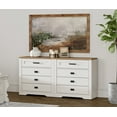 thumbnail image 1 of WAMPAT 2-in-1 Dresser for Bedroom with 4 Drawers, Drawer of Chest Clothes Organizer with Anti-tilt Device,31.9" Tall Storage Cabinet for Closet Hallway Living Room Nursery, Antique White, 1 of 6
