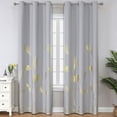 thumbnail image 1 of Cortinas Blackout Estelar Textiler Gris Claro con Hoja de Palma, 1 of 9