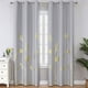 thumbnail image 1 of Cortinas Blackout Estelar Textiler Gris Claro con Hoja de Palma, 1 of 9