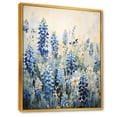 thumbnail image 2 of Designart "Peaceful Blue Bonnets VI" Blue Bonnets Floater Framed Canvas Wall Art, 2 of 5