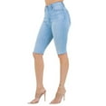 thumbnail image 5 of Lilly Bermuda Shorts in Light Denim, 5 of 6