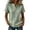 Light Green, variant on BODOAO Women's Short Sleeve Button up Shirts Vertical Dashed Stripe Print Blouse 2026 Trendy Casual Stand Collar Tunics Summer Tops Loose Fit Work Office Business Tee Black M