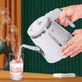 thumbnail image 6 of Small Electric Tea Kettle Stainless Steel, 1L Portable Mini Hot Water Boiler Heater, 900 Watts Travel Electric Coffee Kettle (White), 6 of 6
