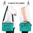 thumbnail image 7 of Tirrinia Insulated Lunch Bag, Leakproof Thermal Reusable Lunch Box Tote, Adult, Teal, 8 L Capacity, 7 of 7
