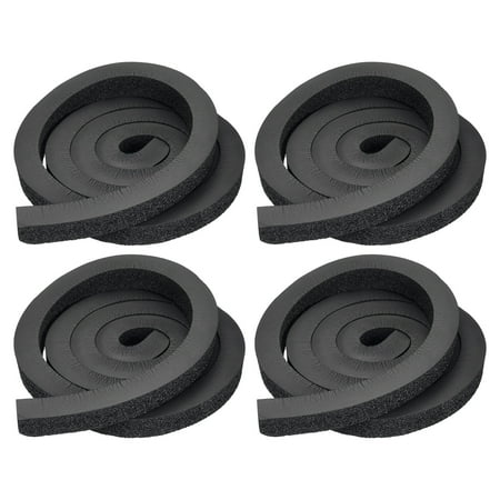 

Uxcell Weather Stripping Foam Sealing Tape Nitrile Butadiene Rubber 4 Roll