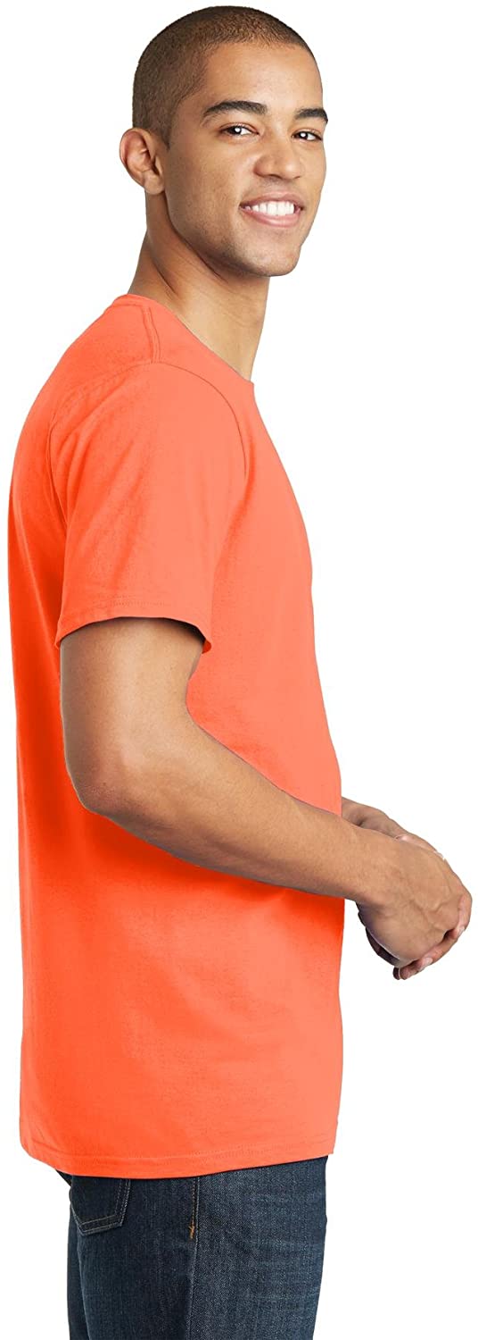 District Threads Young Mens Concert Tee. Neon Orange. XL. - image 3 of 4