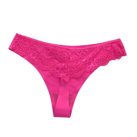 XFYSSS Fashion Sexy Women s Solid Lace Plus Size High Waist Leak Proof Cotton Crotch Shorts Panties Thong Triangle Underwear