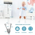thumbnail image 5 of 2 in 1 Baby Door Jumper, Adjustable Strap and Seat for 6-24 Months Infant Toddler, Grey, 5 of 8