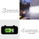 thumbnail image 4 of Yuarrent Luz de pared alimentada por energía Solar de PVC, funciona con luz, a prueba de polvo, detección de movimiento exterior, 500lm, 3 engranajes, Iluminación y accesorios Yuarrent HA073739-01, 4 of 6