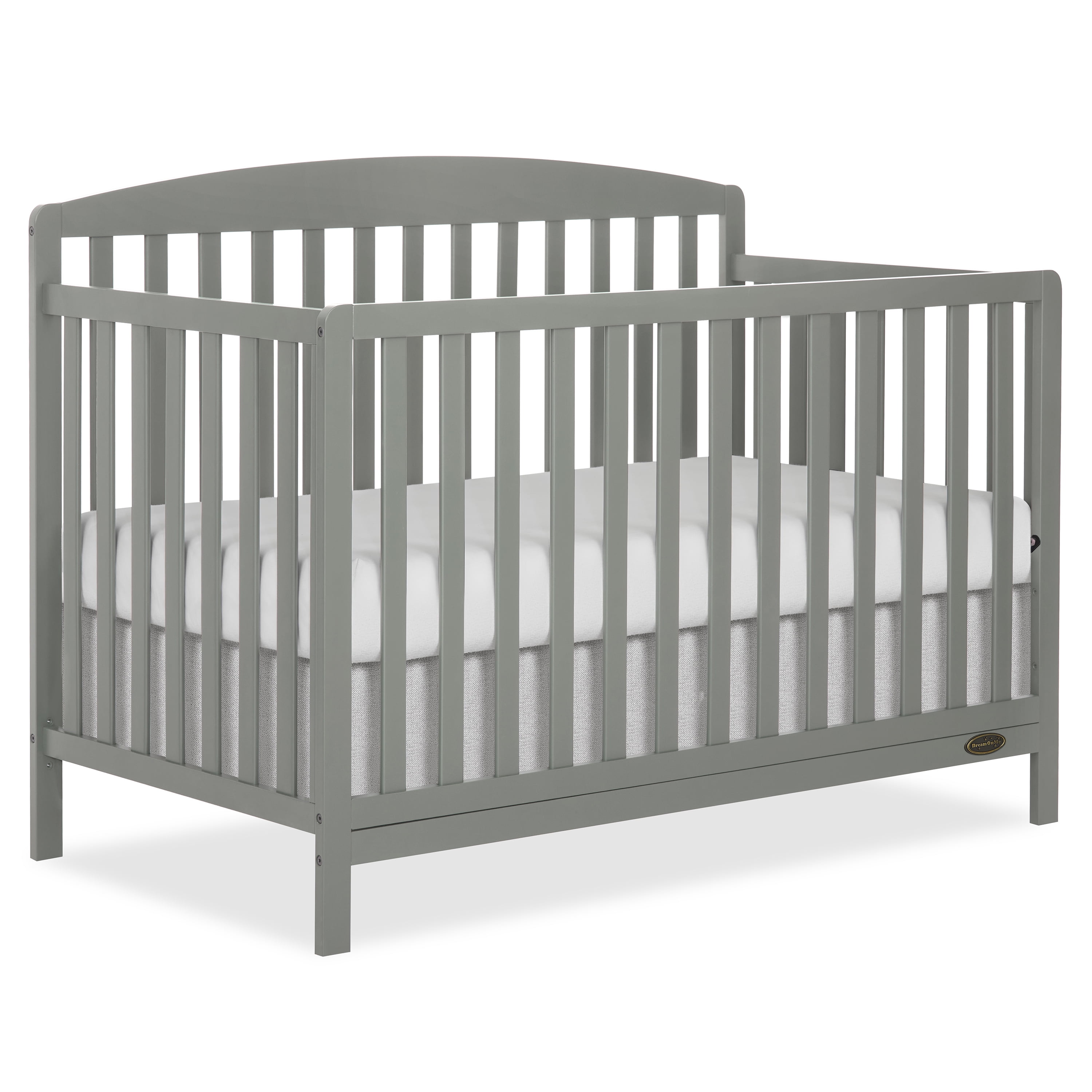 Nursery Bundle, Dream On Me Odelle 5 in 1 Crib in Sea Grass and Crib & Toddler Mattress Bundle