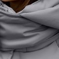 thumbnail image 7 of BZGTZT Women's Hooded Long Coat Winter Longer Thickened Solid Color Jacket Casual Zip Up Outerwear with Pockets, 7 of 7