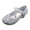 Silver, variant on EnJoCho Fashion Summer Children Sandals Girls Fashion Golden Shoes Low Heel Buckle Shiny Pearl Sequins Dress Dance Shoes Toddler Kids Cute Shoes