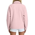 thumbnail image 4 of Women's Lightweight Long-Sleeve Water-Resistant Packable Jacket Waterproof Flared Pocket Zipper Jacket Outdoor Hiking Sport Long Sleeve Running Top, 4 of 6