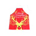 thumbnail image 3 of TheFound Adults Apron, Santa Clause Print Waist Cloth Festival Ornament, 3 of 4