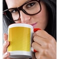 thumbnail image 2 of 3drose, Abstract Geometric Gradient Simple Striped Pattern Background Design, 15oz Two-tone Red Mug, 2 of 6