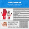 thumbnail image 4 of GIYO Cycling Gloves, Breathable Bike Gloves with Touchscreen Slip Gel Pad, Road Mountain Biking Gloves for Men Women, Full Finger Protective Padded Gloves, Black, 4 of 4