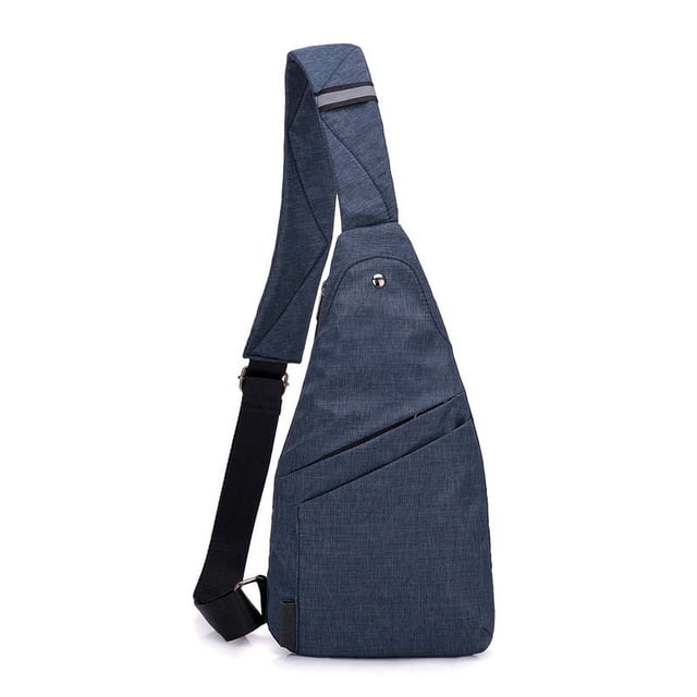 Bolso de pecho para hombre, antirrobo, ajustado, para el hombro, repelente al agua, gran capacidad, para viajes al aire libre, mochila pequeña