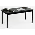 thumbnail image 3 of Correll 24"W x 48"D Deluxe High Pressure Library Table in Black Granite, 3 of 6