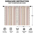 thumbnail image 2 of Blackout Kids Curtains,Boho Bohemia Geometric Line Art Childrens Insulated Curtains Set Of 2,Bedroom Essentials,Toddler Room Decor 42"x63"(106x160cm), 2 of 4