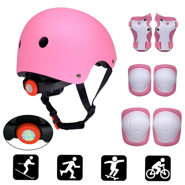Équipement de Protection, Ensemble de Coussinets Coussinets 7 Casque Réglable Radirus 6588 Coussinets Coussinets Rouleau de Poignet 1 Casque Rouleau avec Coussinets Poignet 7 1 Rouleau 7 Ensemble de Coussinets de Rouleau Réglables Casque pour Enfants Genouillères Réglables Genou pour Enfants
