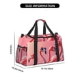 thumbnail image 3 of Disketp Cool Flamingos Sunglasses Scene Bolsa de Viaje Tipo Duffle, Bolso de Mano para Fin de Semana para Mujer, Bolsa de Gimnasio Ligera para Hombre, Esencial para Viajes, 3 of 7