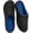 Black/Blue, variant on Men's Knit Dual-Tone Memory Foam Slipper