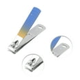 thumbnail image 3 of Unique Bargains 16 Pcs Durable Round Tail Nail Clippers Set Toenail Clippers Multicolor, 3 of 6