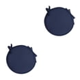 thumbnail image 4 of Matsuzay Cojines De Algodón Fáciles De Limpiar Para Muebles De Exterior - Amplia Aplicación En Pubs Clubs Y Bistros Azul Marino 30cm Armada 30 centimetros 2Conjunto, 4 of 6