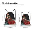 thumbnail image 2 of Goofa The Nightmare Before Christmas Print Drawstring Backpack Bag Sport Gym Sackpack Cinch Bags Drawstring Bags Draw String Sport Bag-Medium, 2 of 6
