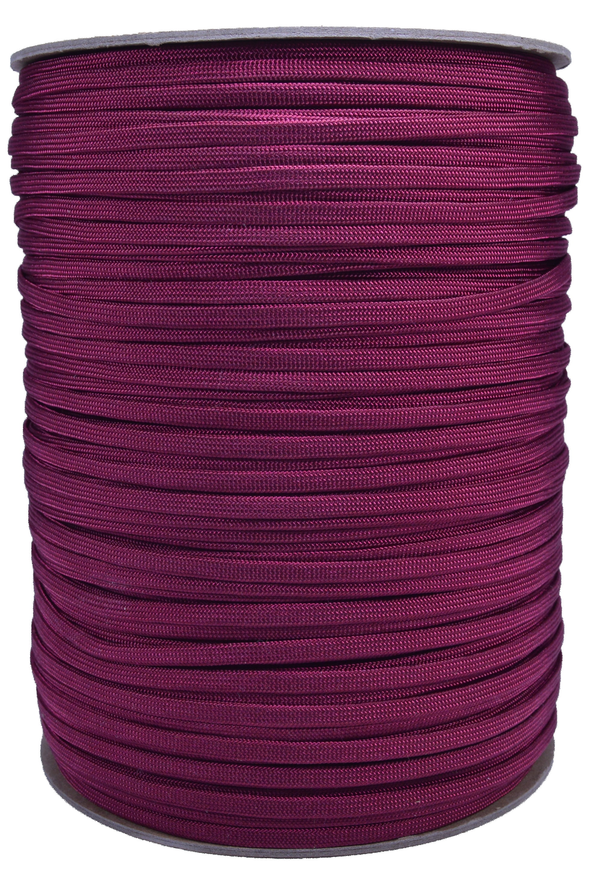 Neon Pink Coreless/Gutted 550 Paracord - 1000 Foot Spool 