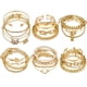 thumbnail image 1 of Juego de pulseras 17IF 25 unidades de cadena dorada para mujer Boho Punk Y2K, 1 of 7