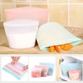 thumbnail image 3 of Reusable Silicone Food Storage Bags - Leak-proof, Airtight Fridge and Freezer Containers | 500ml, 1000ml, 1500ml | Great for snacks, fruits, and vegetables | Clear design with zipper closure, 3 of 15