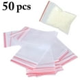 thumbnail image 3 of Coofit 50PCS Ziplock Bag Reclosable Transparent Mini Zip Poly Bag Seal Zipper Bag, 3 of 9