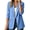 Blue women's cotton linen blazer a1, variant on Women's Open Front Blazer Fall Casual Work Office Blazer Solid Loose Button Down Blazers for Women Business Basic Tops, Khaki XL