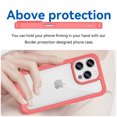thumbnail image 4 of Allytech for iPhone 15 Pro Max Case, Clear Back Cover Hard Shell Rugged Hybrid Shockproof Cell Phone Case for Apple iPhone 15 Pro Max, Red, 4 of 8