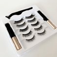thumbnail image 2 of Pestañas magnéticas CHAO con kit de delineador de ojos 5 pares, 2 of 4