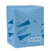 Kimtech Prep Kimtex Wipers, 1/4 Fold, Blue